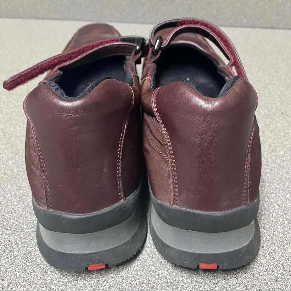 Prada Burgundy Mary Jane Shoes - Picture 4 of 6